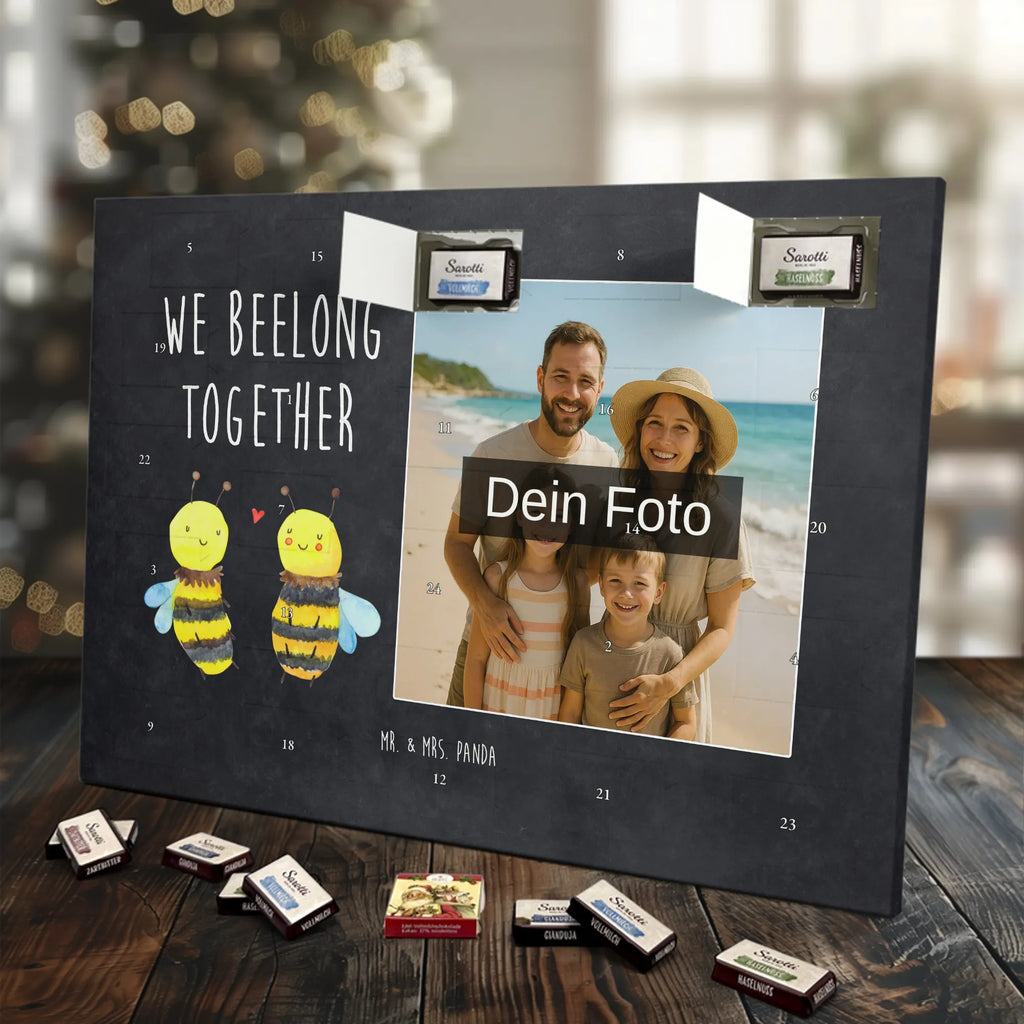 Personalisierter Schoko Foto Adventskalender Biene Verliebt Personalisierter Schoko Foto Adventskalender, Hummel, Wespe, Biene