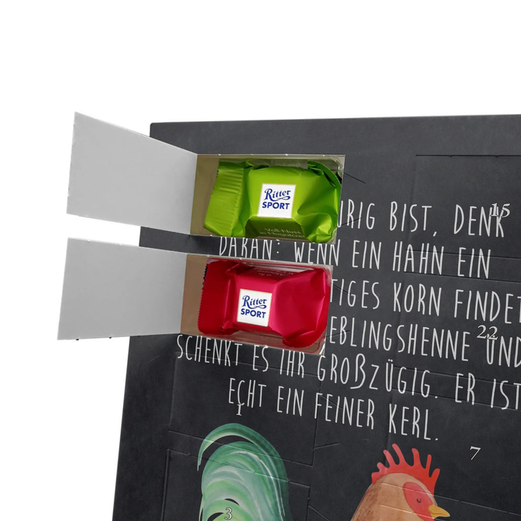 Personalisierter Schoko Foto Adventskalender Hahn Korn Personalisierter Schoko Foto Adventskalender, Landwirt, Bauernhof, Landwirtin, Hoftiere, Henne, Natur, Hahn, Eier, Korn