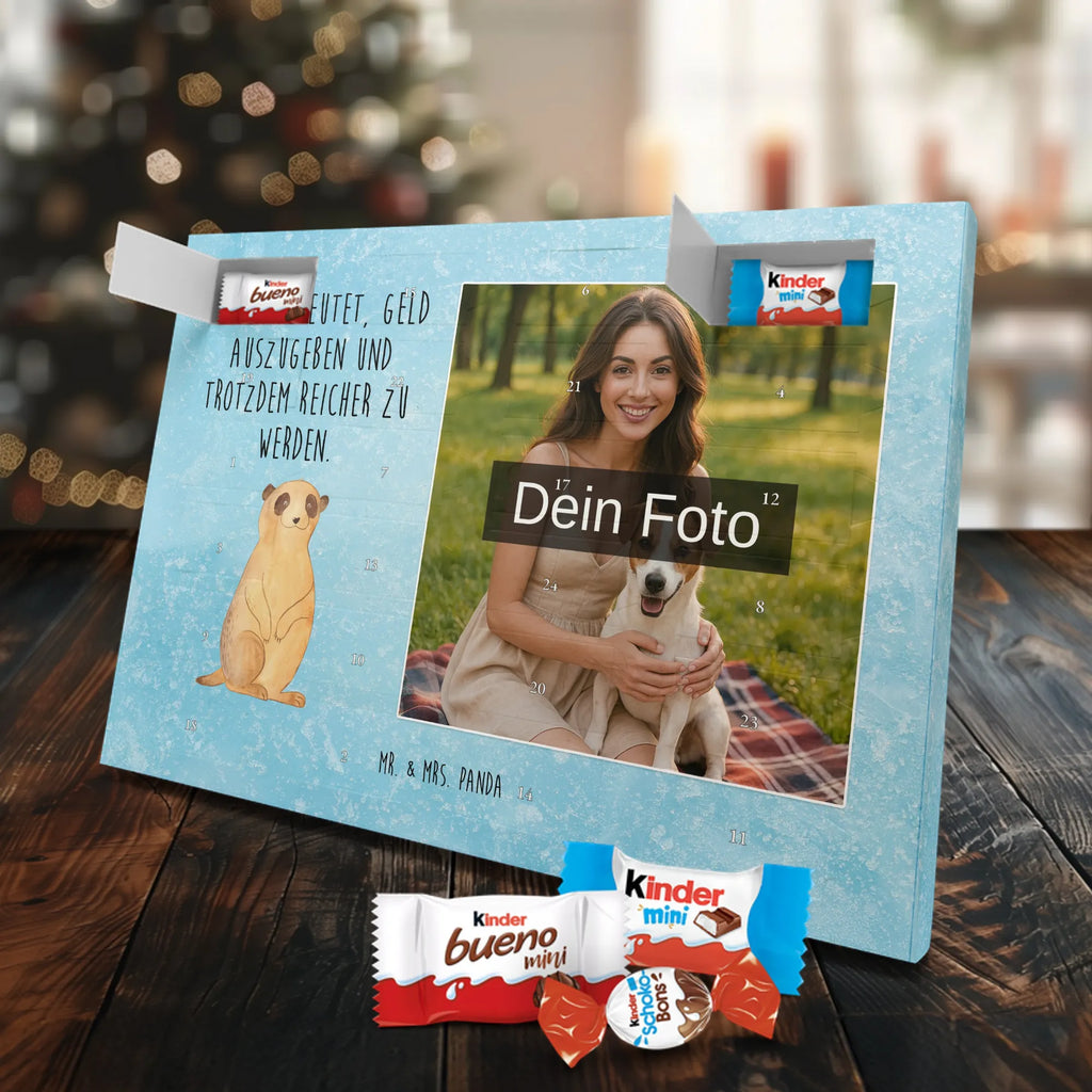Personalisierter Schoko Foto Adventskalender Erdmännchen Personalisierter Schoko Foto Adventskalender, Wildtiere, Afrika, Traveling, Reisen, Spruch, Weltreise, Erdmännchen, Roadtrip, Afrikareise