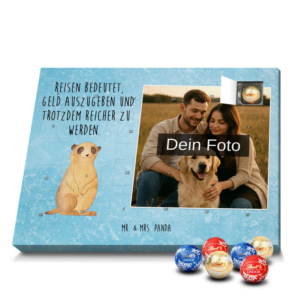 Personalisierter Schoko Foto Adventskalender Erdmännchen Personalisierter Schoko Foto Adventskalender, Wildtiere, Afrika, Traveling, Reisen, Spruch, Weltreise, Erdmännchen, Roadtrip, Afrikareise