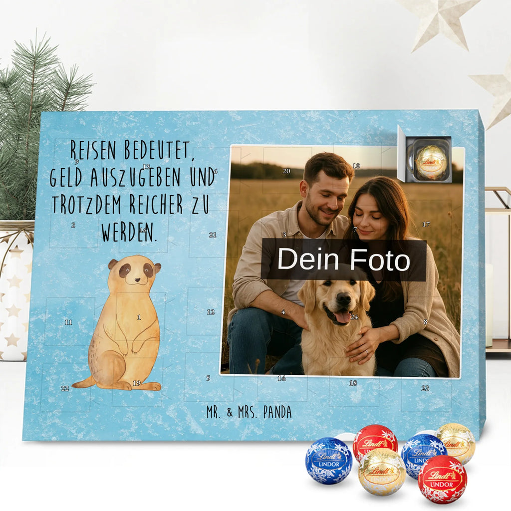 Personalisierter Schoko Foto Adventskalender Erdmännchen Personalisierter Schoko Foto Adventskalender, Wildtiere, Afrika, Traveling, Reisen, Spruch, Weltreise, Erdmännchen, Roadtrip, Afrikareise