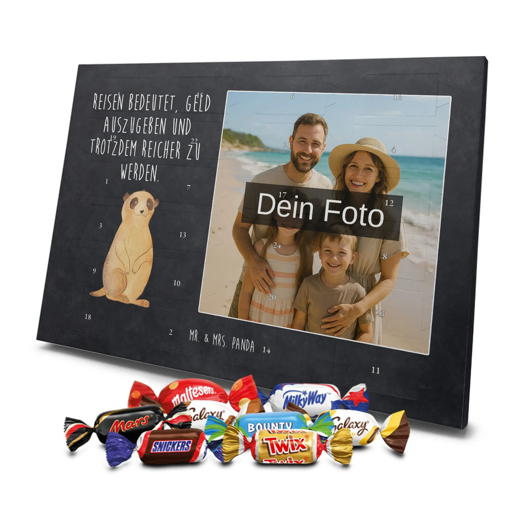 Personalisierter Schoko Foto Adventskalender Erdmännchen Personalisierter Schoko Foto Adventskalender, Wildtiere, Afrika, Traveling, Reisen, Spruch, Weltreise, Erdmännchen, Roadtrip, Afrikareise