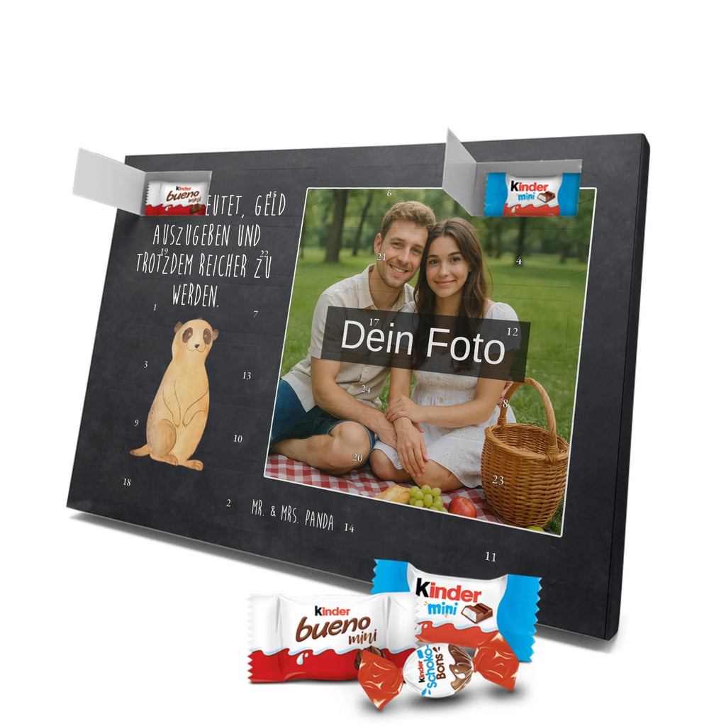 Personalisierter Schoko Foto Adventskalender Erdmännchen Personalisierter Schoko Foto Adventskalender, Wildtiere, Afrika, Traveling, Reisen, Spruch, Weltreise, Erdmännchen, Roadtrip, Afrikareise