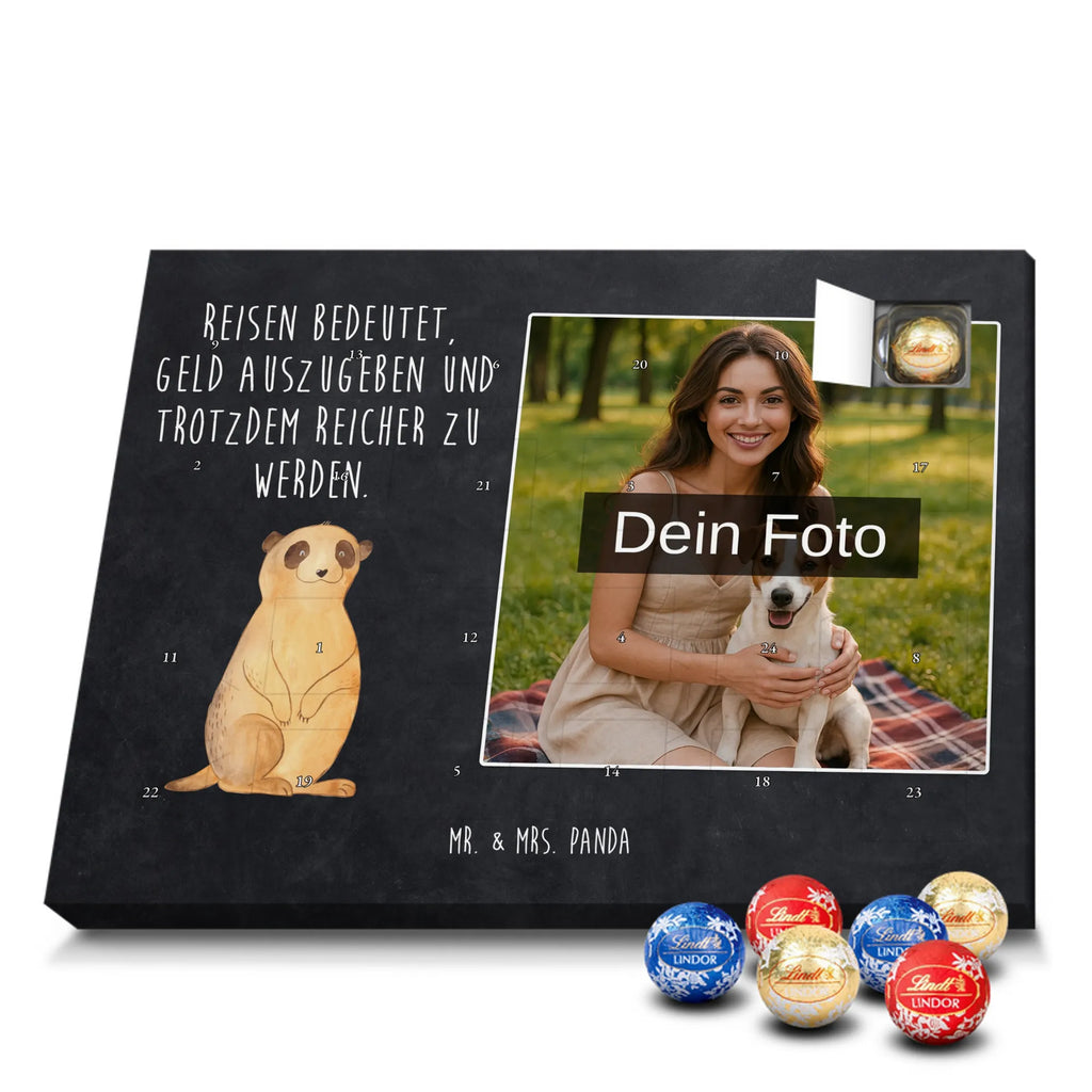 Personalisierter Schoko Foto Adventskalender Erdmännchen Personalisierter Schoko Foto Adventskalender, Wildtiere, Afrika, Traveling, Reisen, Spruch, Weltreise, Erdmännchen, Roadtrip, Afrikareise