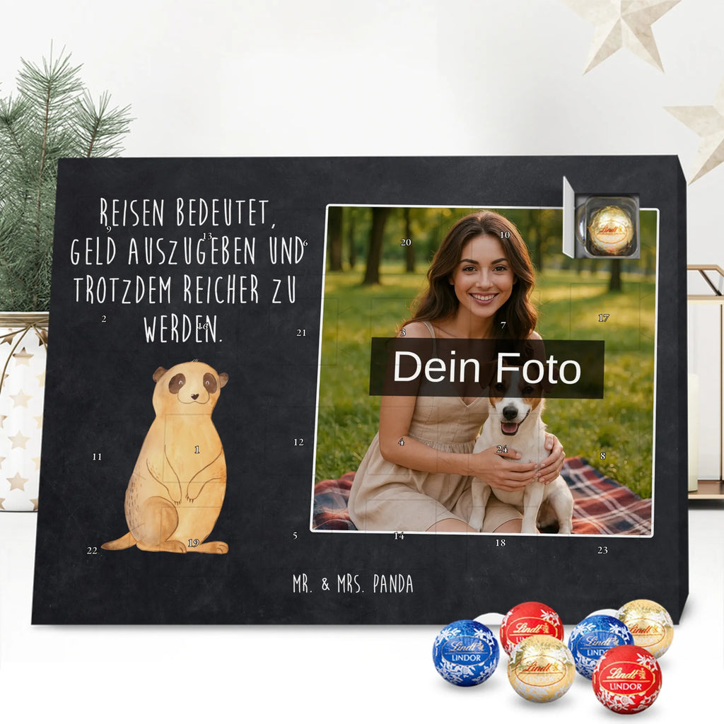 Personalisierter Schoko Foto Adventskalender Erdmännchen Personalisierter Schoko Foto Adventskalender, Wildtiere, Afrika, Traveling, Reisen, Spruch, Weltreise, Erdmännchen, Roadtrip, Afrikareise