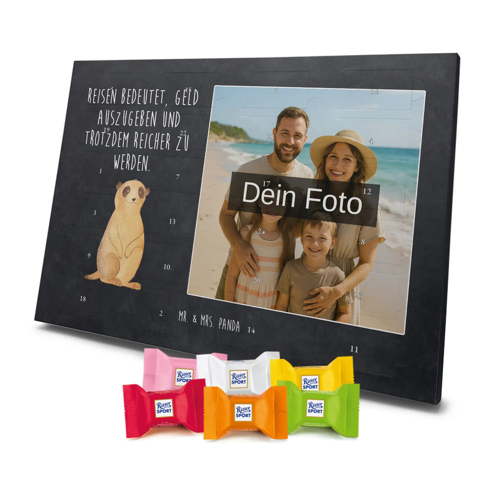 Personalisierter Schoko Foto Adventskalender Erdmännchen Personalisierter Schoko Foto Adventskalender, Wildtiere, Afrika, Traveling, Reisen, Spruch, Weltreise, Erdmännchen, Roadtrip, Afrikareise