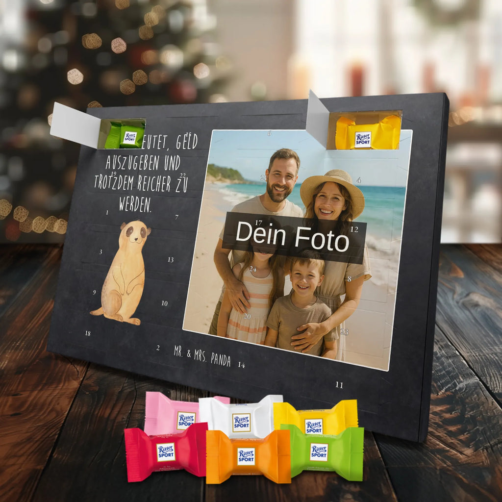 Personalisierter Schoko Foto Adventskalender Erdmännchen Personalisierter Schoko Foto Adventskalender, Wildtiere, Afrika, Traveling, Reisen, Spruch, Weltreise, Erdmännchen, Roadtrip, Afrikareise