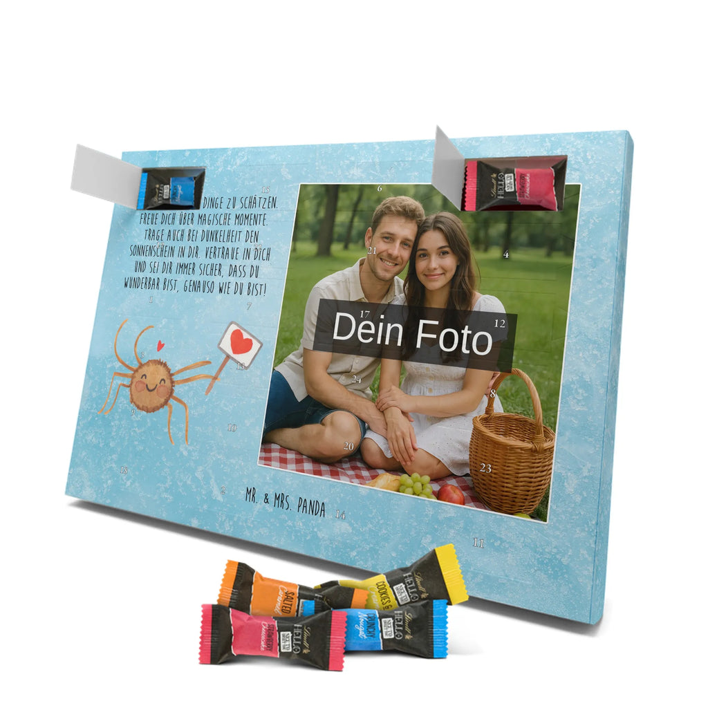 Personalisierter Schoko Foto Adventskalender Spinne Agathe Motivation Personalisierter Schoko Foto Adventskalender, Spinne Agathe, Spinne, Agathe, Videos, Merchandise, Motivation, Vertrauen, Dankeschön, Glück, Liebe