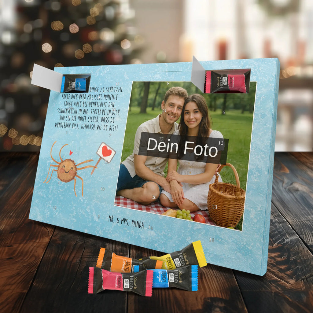 Personalisierter Schoko Foto Adventskalender Spinne Agathe Motivation Personalisierter Schoko Foto Adventskalender, Spinne Agathe, Spinne, Agathe, Videos, Merchandise, Motivation, Vertrauen, Dankeschön, Glück, Liebe