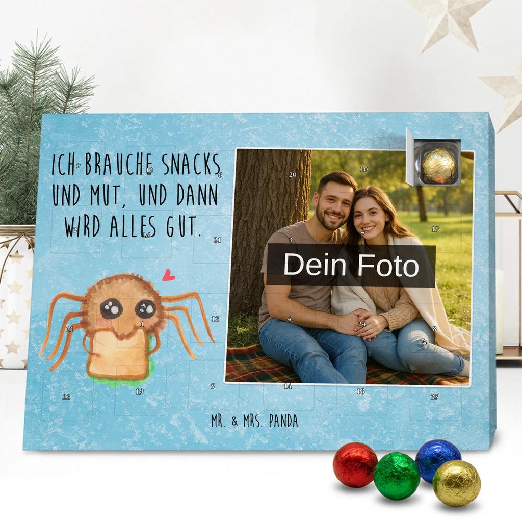 Personalisierter Schoko Foto Adventskalender Spinne Agathe Sandwich Personalisierter Schoko Foto Adventskalender, Spinne Agathe, Spinne, Agathe, Videos, Merchandise, Mut, Hunger, Verfressen, Glück, Lebensfreude, Alles Wird gut, Hungrig