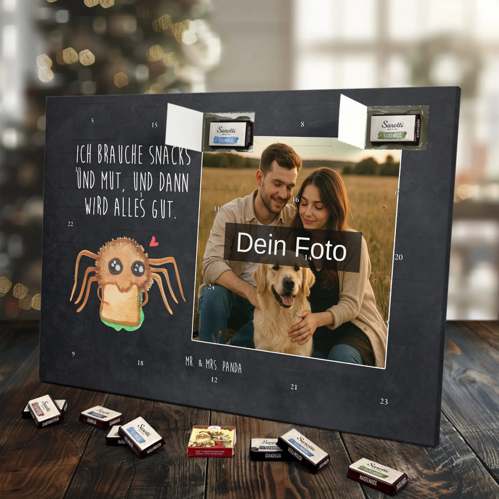 Personalisierter Schoko Foto Adventskalender Spinne Agathe Sandwich Personalisierter Schoko Foto Adventskalender, Spinne Agathe, Spinne, Agathe, Videos, Merchandise, Mut, Hunger, Verfressen, Glück, Lebensfreude, Alles Wird gut, Hungrig