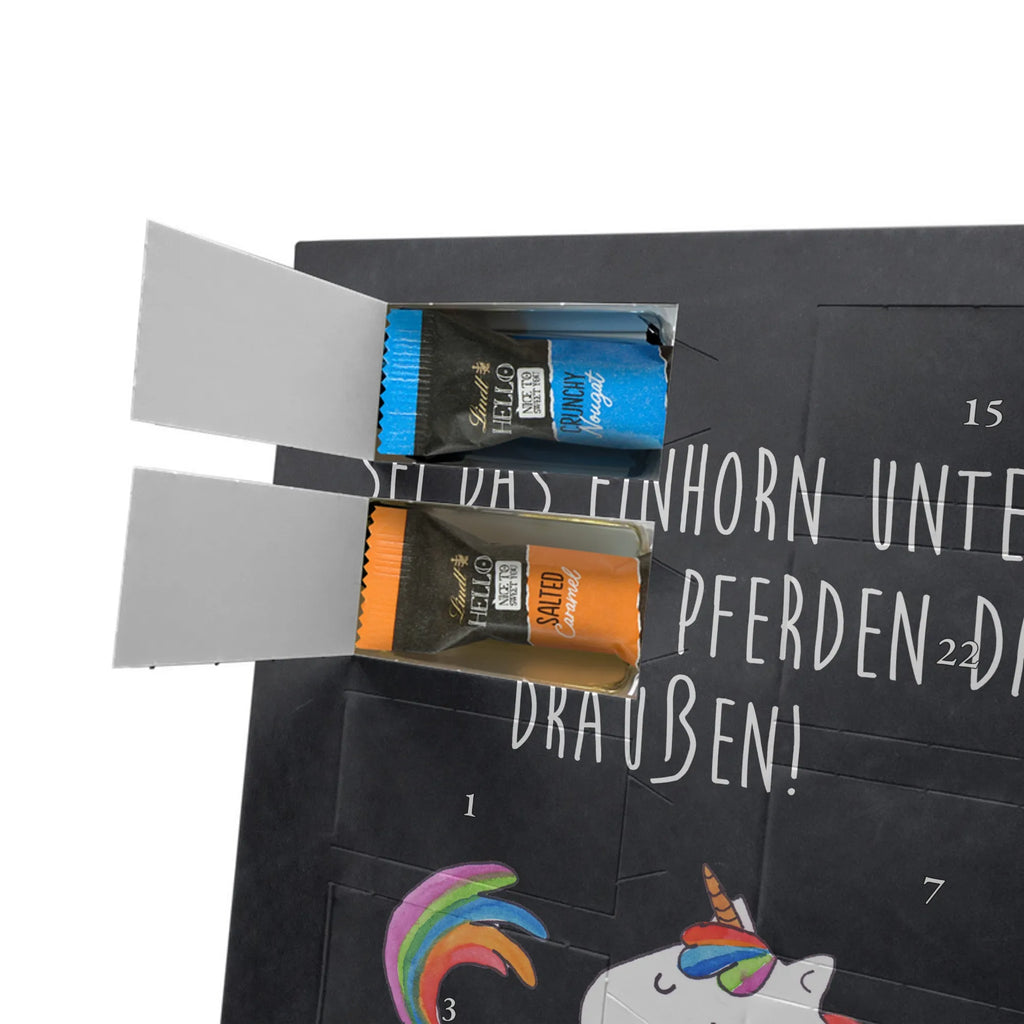 Personalisierter Schoko Foto Adventskalender Einhorn Stolzieren Personalisierter Schoko Foto Adventskalender, Unicorn, Einhorn, Einhörner, Einhorn Deko, Freundin, Anders, Pferd, Bunt, Reiten, Stolz, Geschenk, Reiter