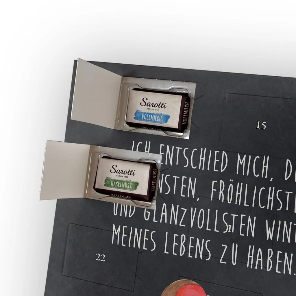 Personalisierter Schoko Foto Adventskalender Rotkehlchen Schlitten Personalisierter Schoko Foto Adventskalender, Winter, Wintermotiv, Advent, Nikolaus, Weihnachten, Weihnachtsdeko, Heiligabend, Vogel, Schlitten