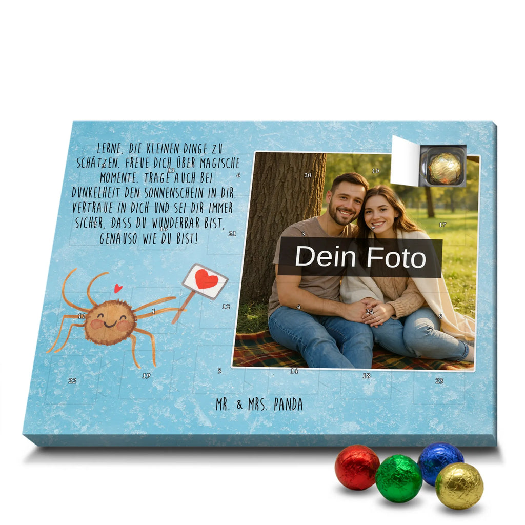Personalisierter Schoko Foto Adventskalender Spinne Agathe Motivation Personalisierter Schoko Foto Adventskalender, Spinne Agathe, Spinne, Agathe, Videos, Merchandise, Motivation, Vertrauen, Dankeschön, Glück, Liebe