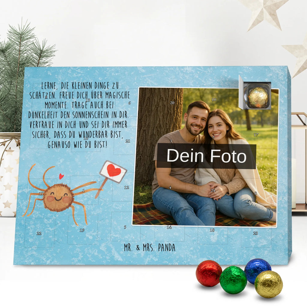 Personalisierter Schoko Foto Adventskalender Spinne Agathe Motivation Personalisierter Schoko Foto Adventskalender, Spinne Agathe, Spinne, Agathe, Videos, Merchandise, Motivation, Vertrauen, Dankeschön, Glück, Liebe