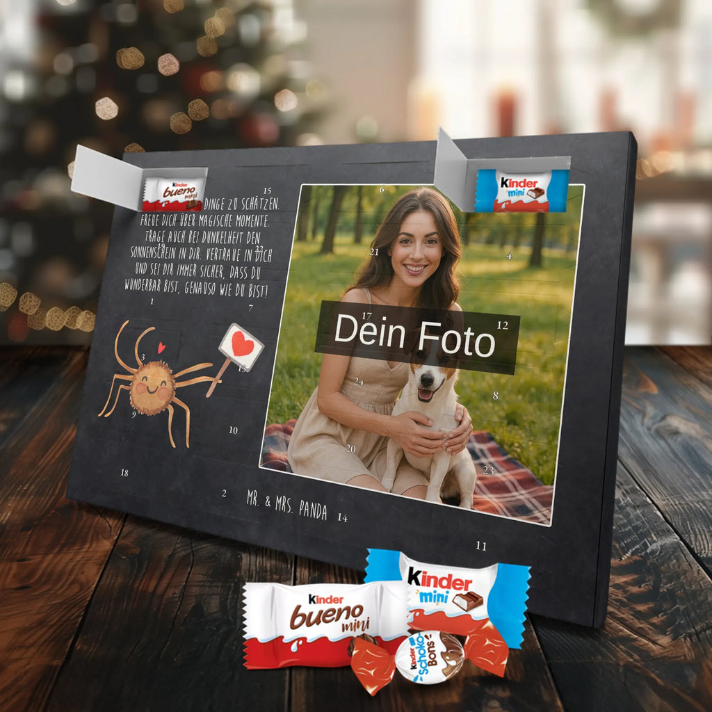 Personalisierter Schoko Foto Adventskalender Spinne Agathe Motivation Personalisierter Schoko Foto Adventskalender, Spinne Agathe, Spinne, Agathe, Videos, Merchandise, Motivation, Vertrauen, Dankeschön, Glück, Liebe