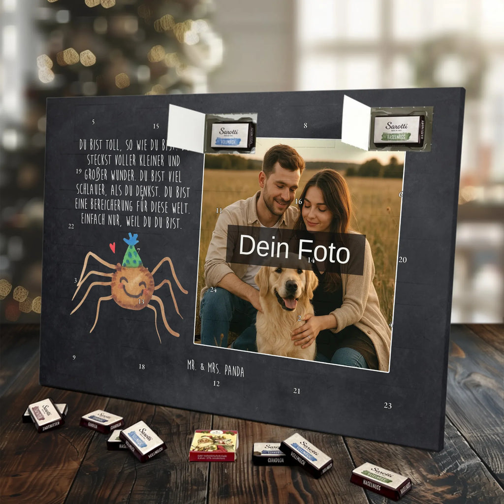 Personalisierter Schoko Foto Adventskalender Spinne Agathe Party Personalisierter Schoko Foto Adventskalender, Spinne Agathe, Spinne, Agathe, Videos, Merchandise, Wunder, Motivation, Glück, Selbstliebe