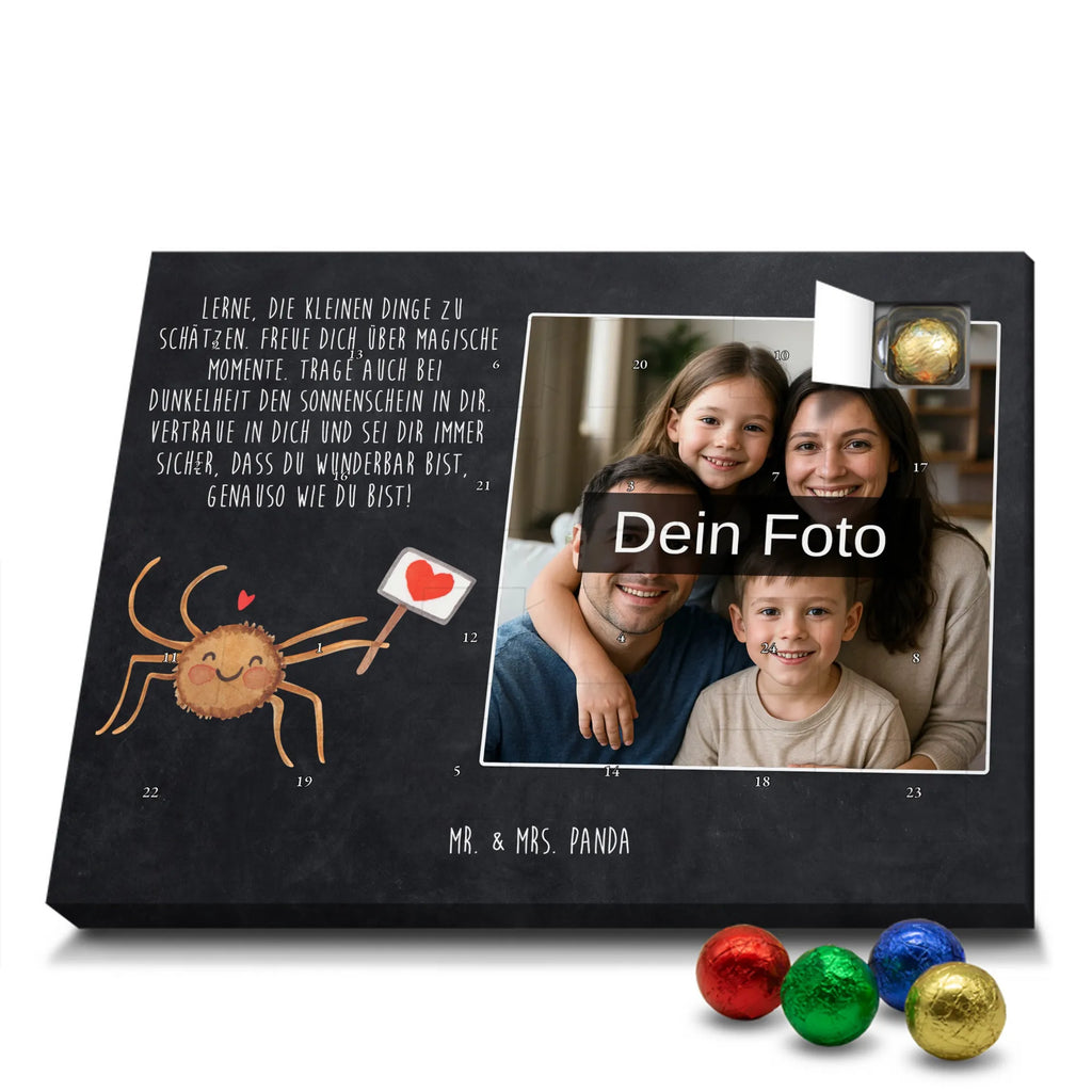 Personalisierter Schoko Foto Adventskalender Spinne Agathe Motivation Personalisierter Schoko Foto Adventskalender, Spinne Agathe, Spinne, Agathe, Videos, Merchandise, Motivation, Vertrauen, Dankeschön, Glück, Liebe