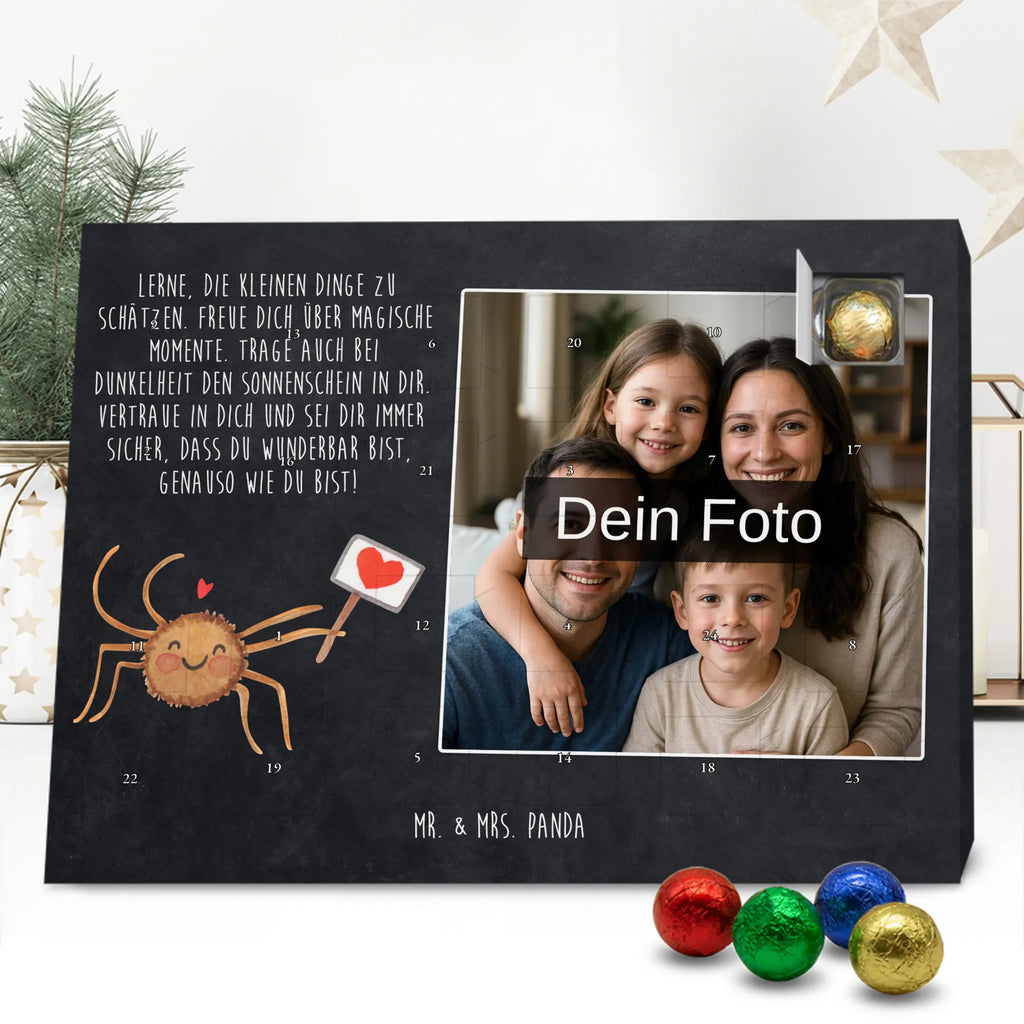 Personalisierter Schoko Foto Adventskalender Spinne Agathe Motivation Personalisierter Schoko Foto Adventskalender, Spinne Agathe, Spinne, Agathe, Videos, Merchandise, Motivation, Vertrauen, Dankeschön, Glück, Liebe
