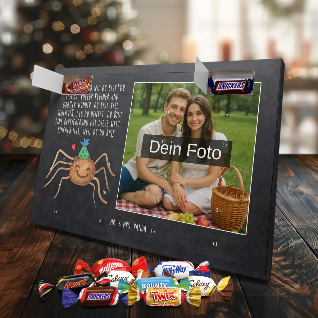 Personalisierter Schoko Foto Adventskalender Spinne Agathe Party Personalisierter Schoko Foto Adventskalender, Spinne Agathe, Spinne, Agathe, Videos, Merchandise, Wunder, Motivation, Glück, Selbstliebe