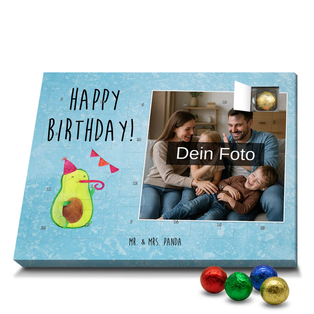 Personalisierter Schoko Foto Adventskalender Avocado Geburtstag Personalisierter Schoko Foto Adventskalender, Gesund, Veggie, Avocado, Vegan