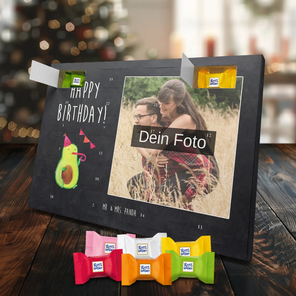 Personalisierter Schoko Foto Adventskalender Avocado Geburtstag Personalisierter Schoko Foto Adventskalender, Gesund, Veggie, Avocado, Vegan