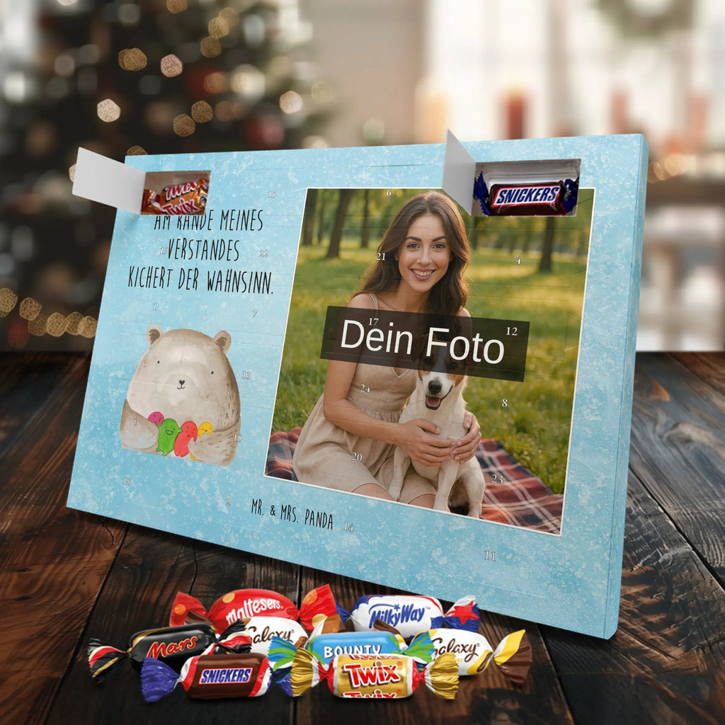  bear Feeling Personalisierter Schoko Foto Adventskalender, Teddybär, Teddy, Bär, Verrückt, Wahnsinn, Durchgedreht