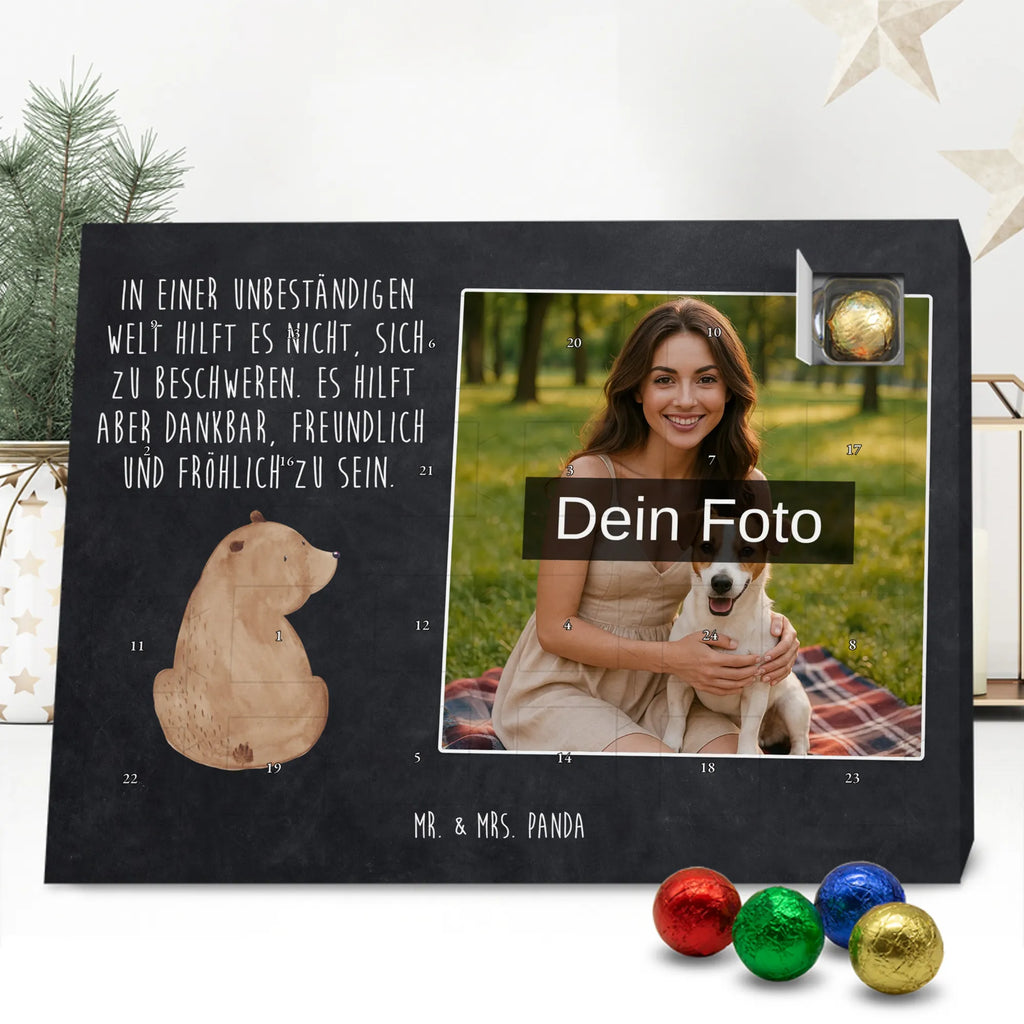  bear shoulder look Personalisierter Schoko Foto Adventskalender, Teddybär, Teddy, Bär, Bärenliebe, Motivation, Selbstachtung, Weisheit, Bären, Weltansicht