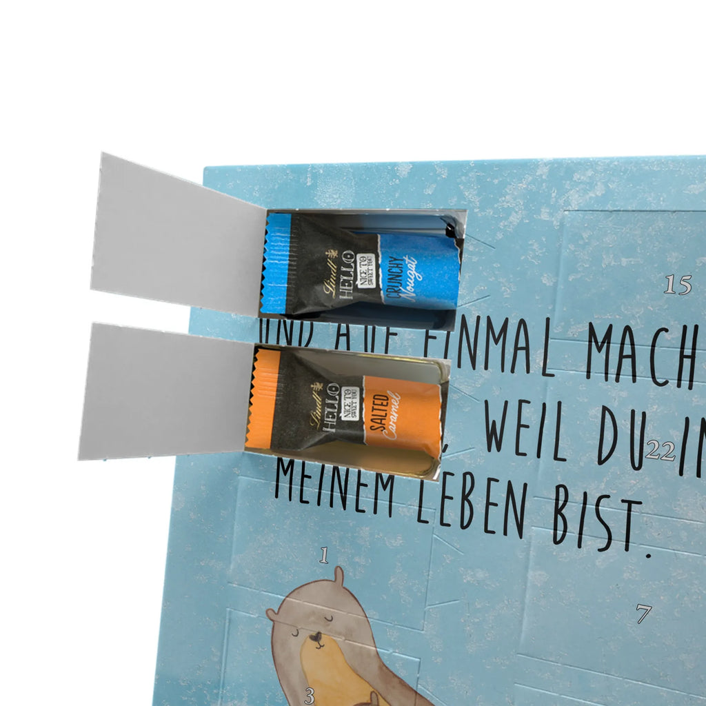 Personalisierter Schoko Foto Adventskalender Otter Kind Personalisierter Schoko Foto Adventskalender, Fischotter, Otter, Seeotter, Otter Seeotter See Otter