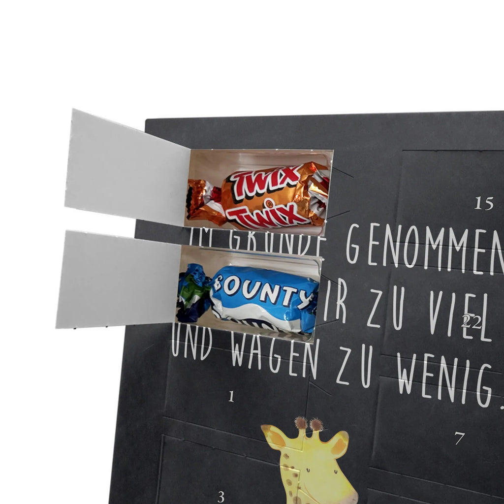 Personalisierter Schoko Foto Adventskalender Giraffe Zufrieden Personalisierter Schoko Foto Adventskalender, Afrika, Wildtiere, Glück, Abenteuer, Giraffe, Zufrieden