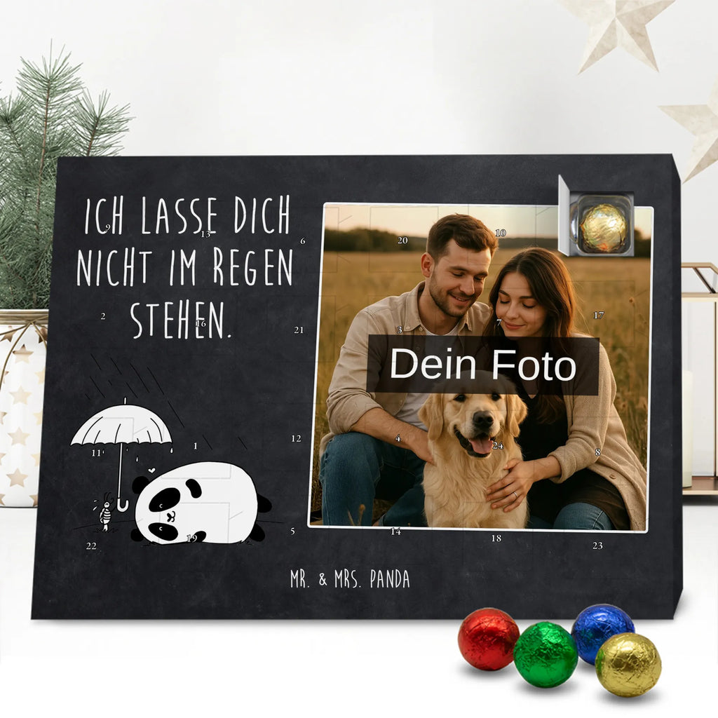  Panda Przyjaźń Personalisierter Schoko Foto Adventskalender