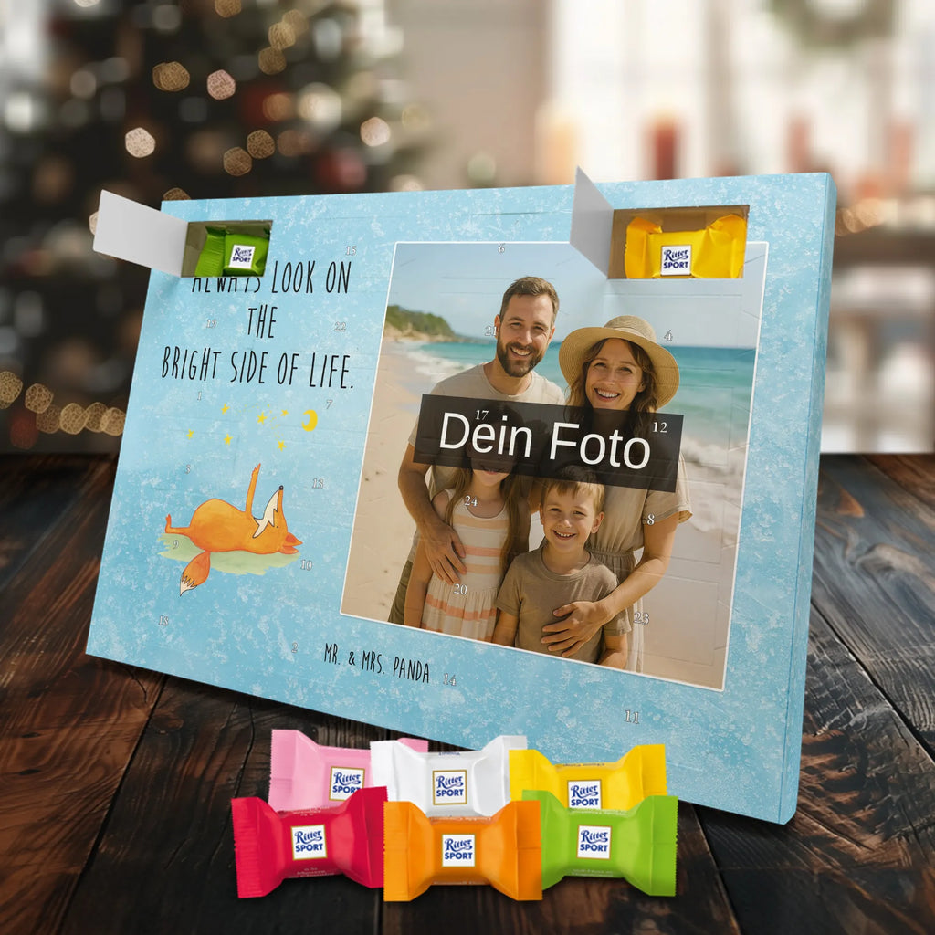 Personalisierter Schoko Foto Adventskalender Fuchs Sterne Personalisierter Schoko Foto Adventskalender, Fuchs, Spruch schön, Romantik, Füchse, Always Look On The Bright Side Of Life, Tröstende Worte, Spruch Positiv