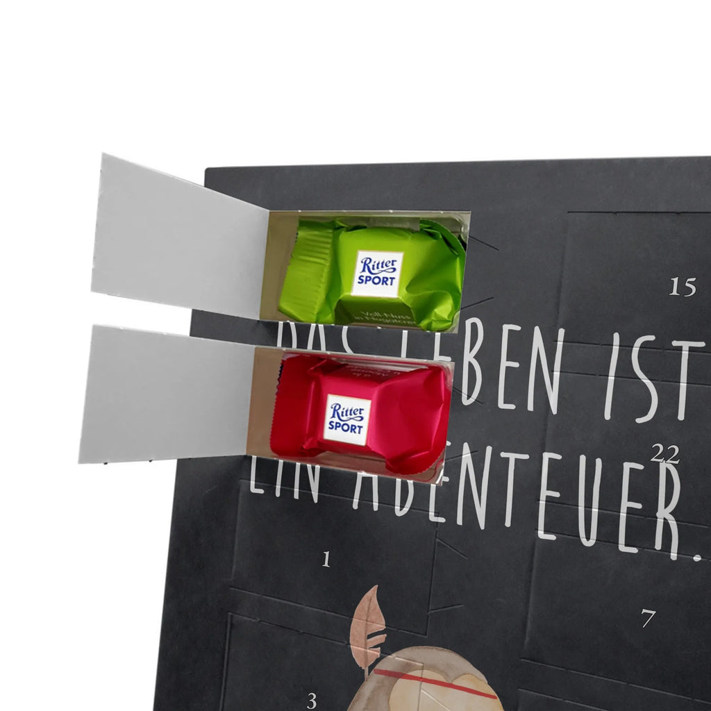 Personalisierter Schoko Foto Adventskalender Eule Federschmuck Personalisierter Schoko Foto Adventskalender, Eule, Dekoration, Federschmuck, Owl, Das Leben ist ein Abenteuer, Reisespruch, Eule Deko