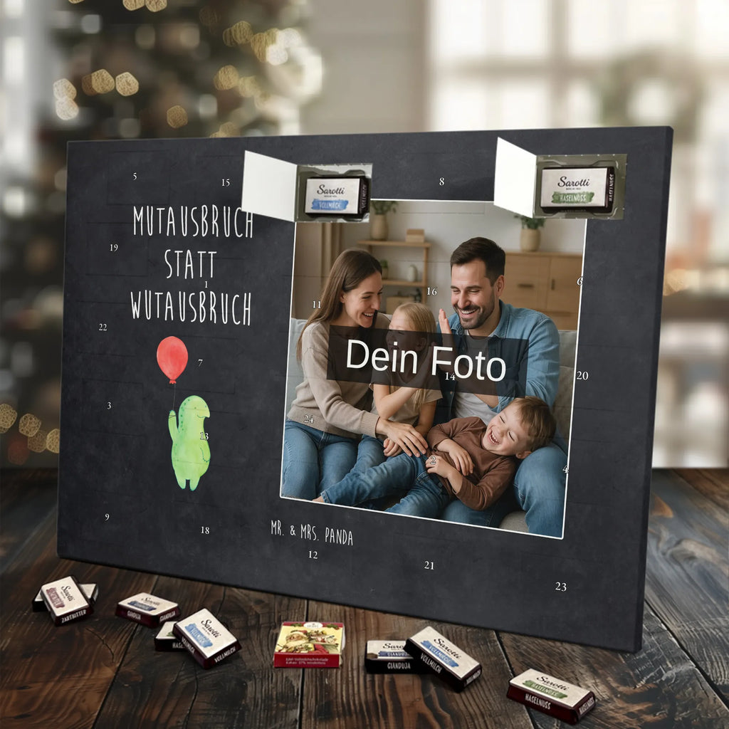  tortoise balloon Personalisierter Schoko Foto Adventskalender, Schildkröte, Motivation, Mutausbruch, Schildkröten, Motivationsspruch