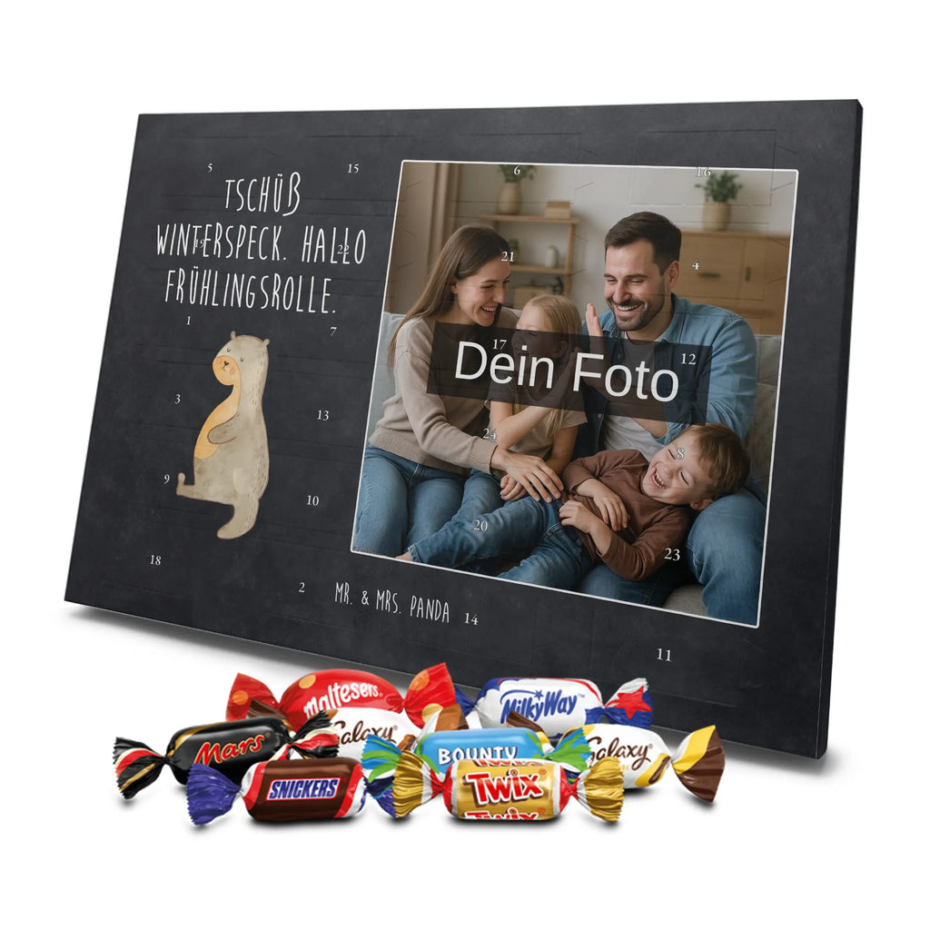 Personalisierter Schoko Foto Adventskalender Otter Bauch Personalisierter Schoko Foto Adventskalender, Fischotter, Seeotter, Otter, Otter Seeotter See Otter