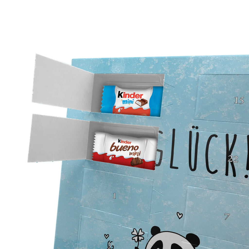  Panda Szczęście Personalisierter Schoko Foto Adventskalender