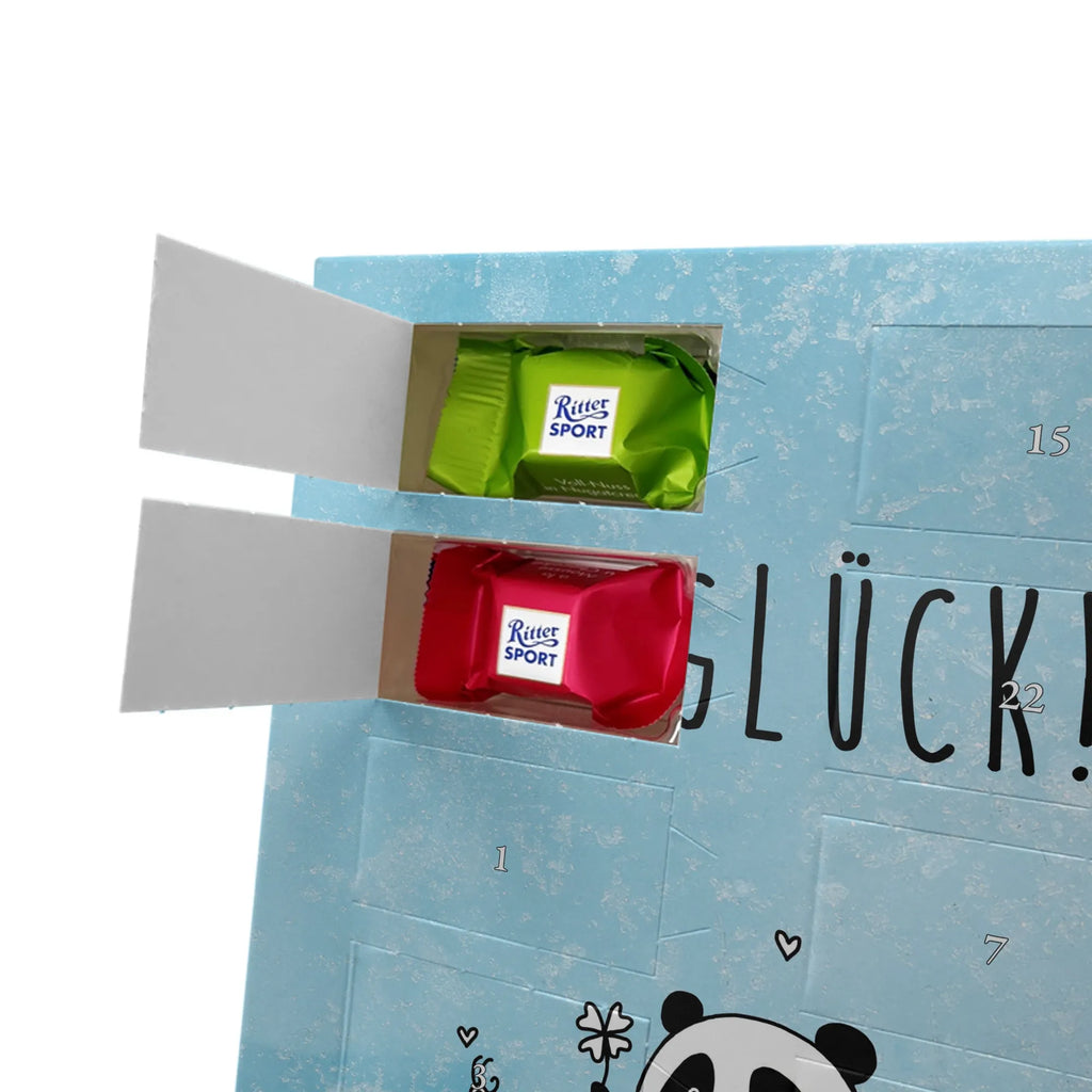 Panda Szczęście Personalisierter Schoko Foto Adventskalender