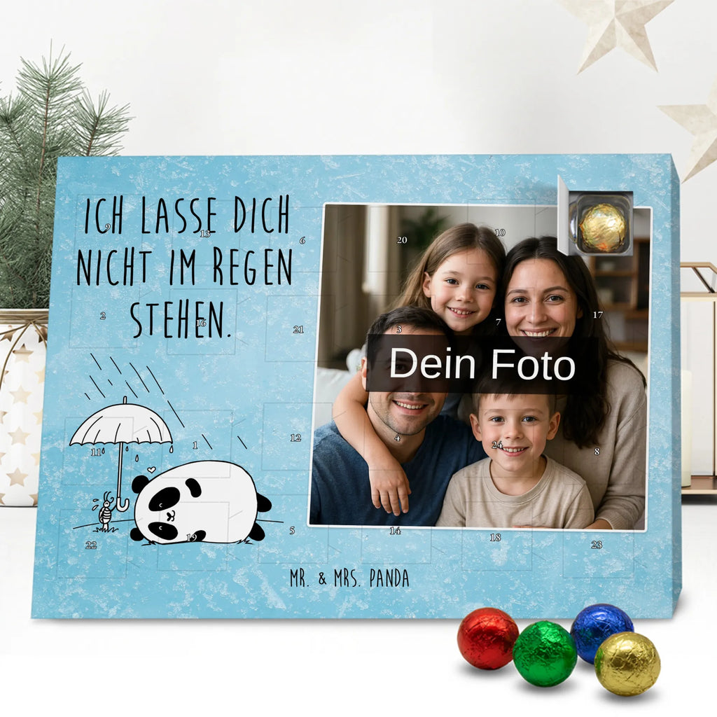  Panda Przyjaźń Personalisierter Schoko Foto Adventskalender