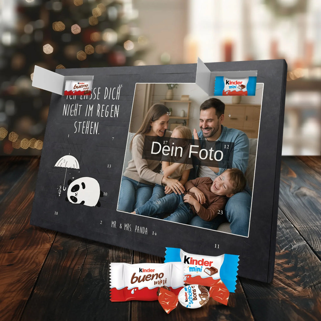  Panda Przyjaźń Personalisierter Schoko Foto Adventskalender