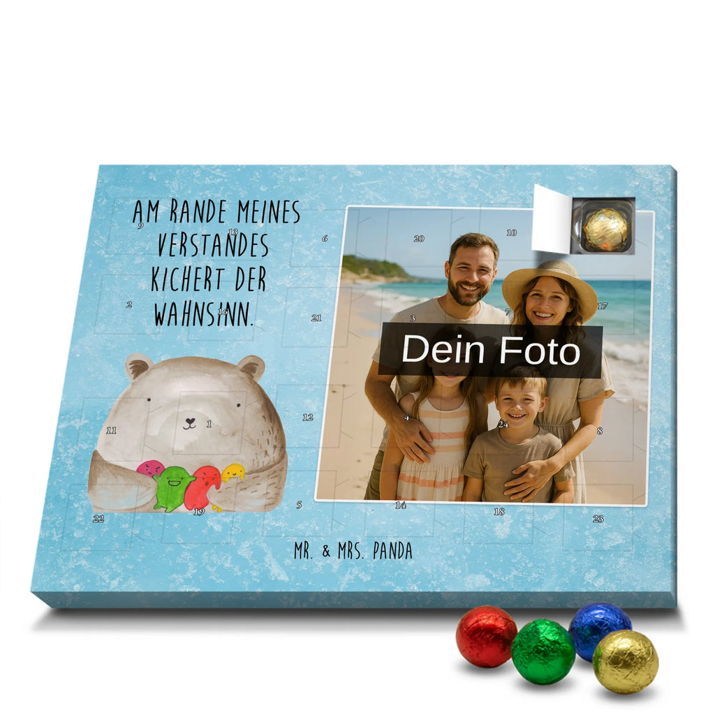  bear Feeling Personalisierter Schoko Foto Adventskalender, Teddybär, Teddy, Bär, Verrückt, Wahnsinn, Durchgedreht