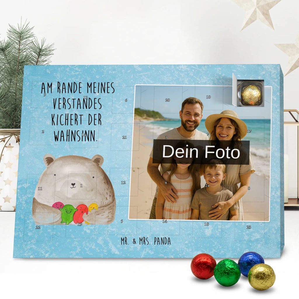  bear Feeling Personalisierter Schoko Foto Adventskalender, Teddybär, Teddy, Bär, Verrückt, Wahnsinn, Durchgedreht