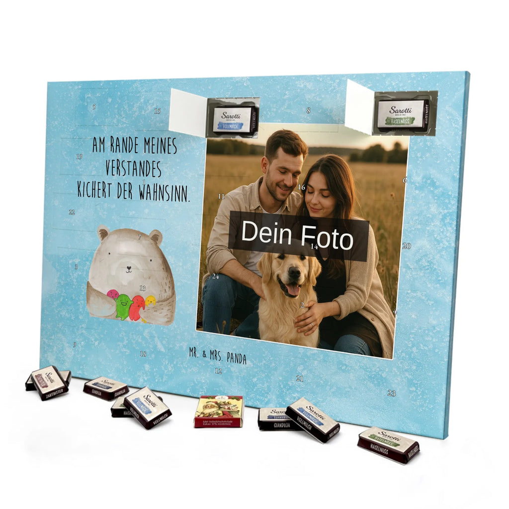 bear Feeling Personalisierter Schoko Foto Adventskalender, Teddybär, Teddy, Bär, Verrückt, Wahnsinn, Durchgedreht