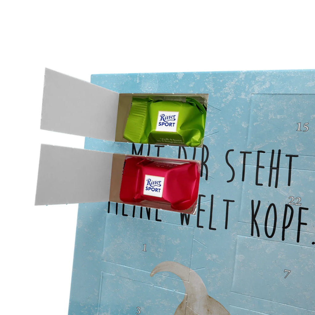 Personalisierter Schoko Foto Adventskalender Otter Kopfüber Personalisierter Schoko Foto Adventskalender, Fischotter, Otter, Seeotter, Otter Seeotter See Otter