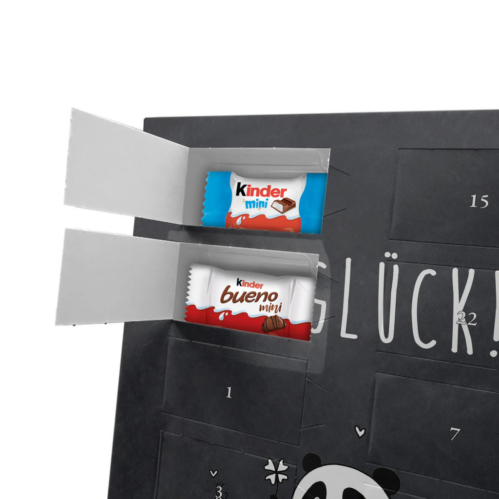  Panda Szczęście Personalisierter Schoko Foto Adventskalender