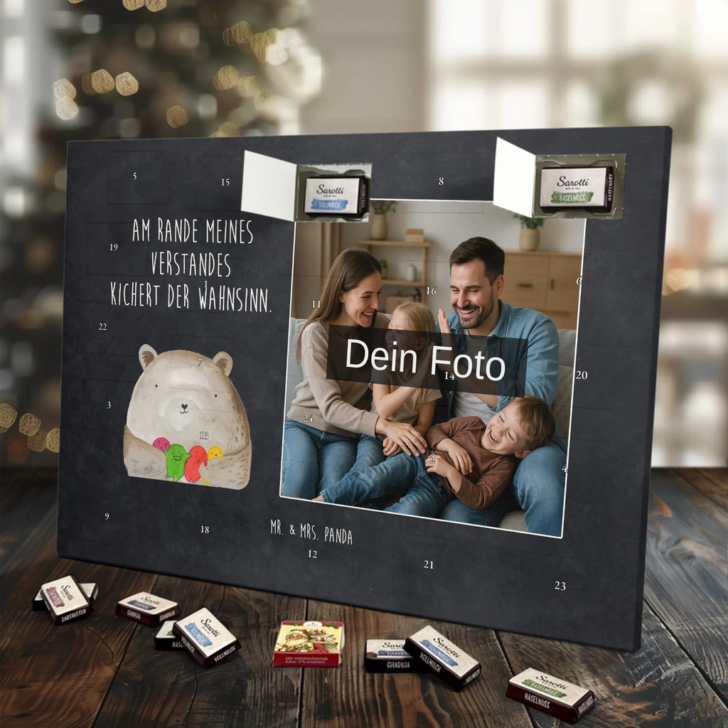  bear Feeling Personalisierter Schoko Foto Adventskalender, Teddybär, Teddy, Bär, Verrückt, Wahnsinn, Durchgedreht