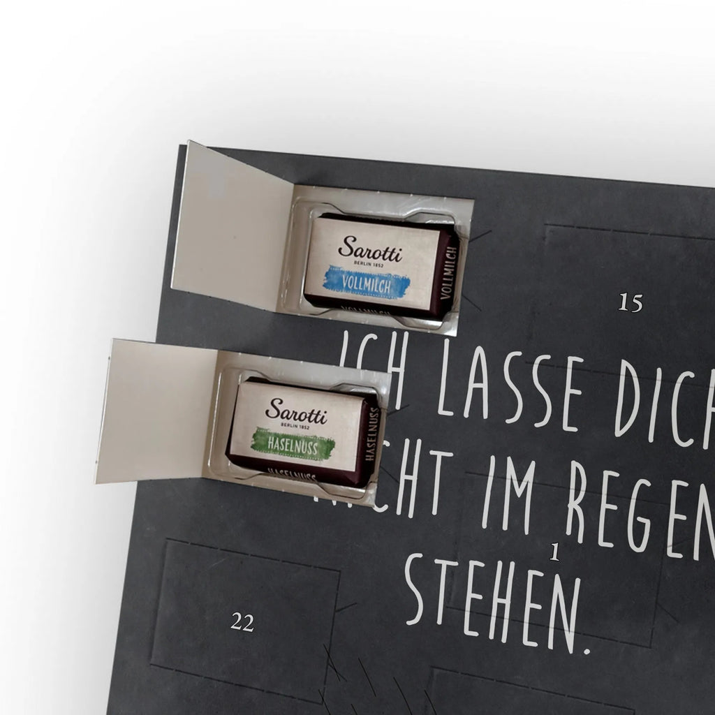  Panda Przyjaźń Personalisierter Schoko Foto Adventskalender