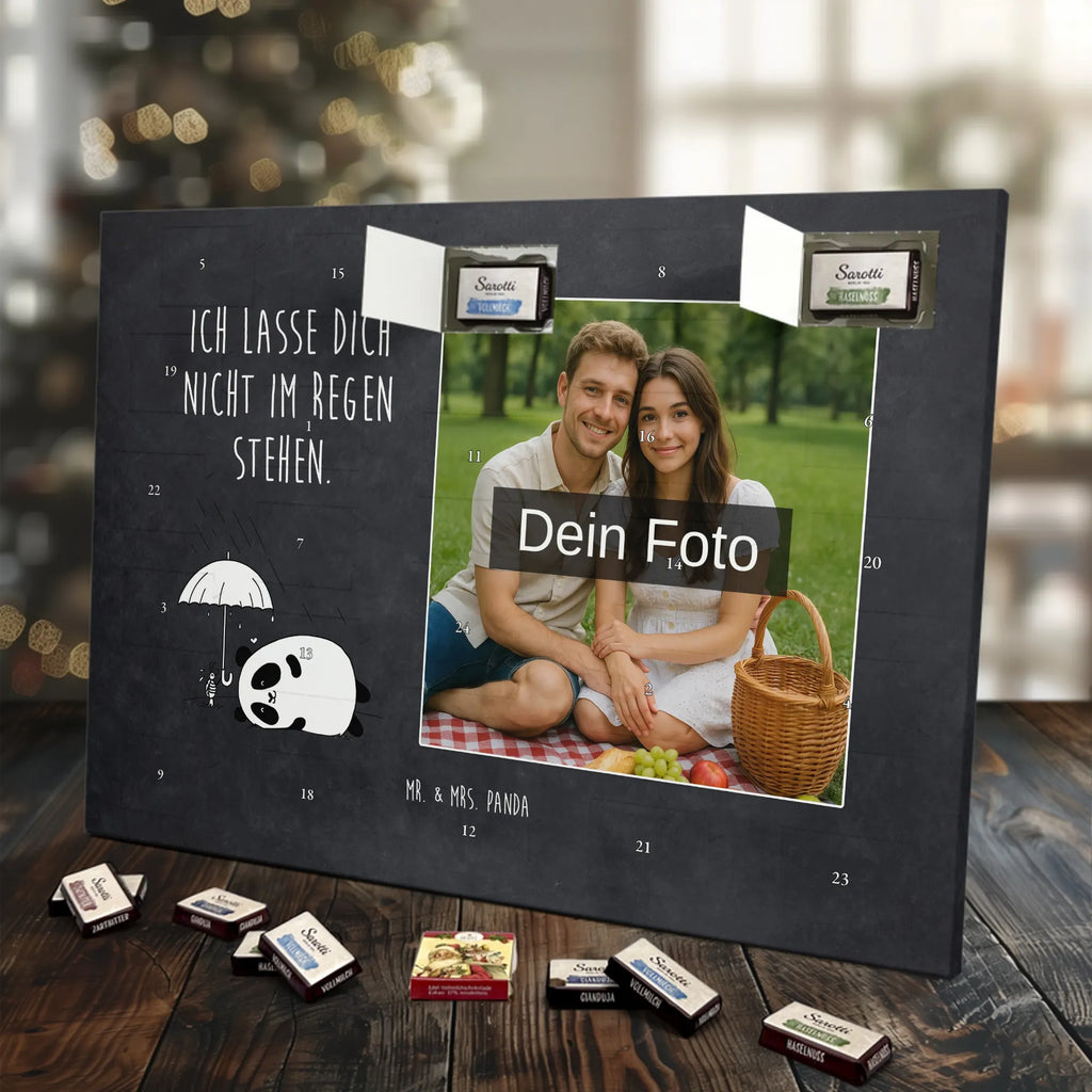  Panda Przyjaźń Personalisierter Schoko Foto Adventskalender