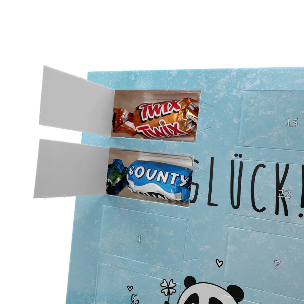  Panda Szczęście Personalisierter Schoko Foto Adventskalender