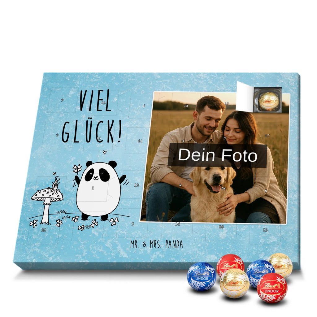  Panda Szczęście Personalisierter Schoko Foto Adventskalender