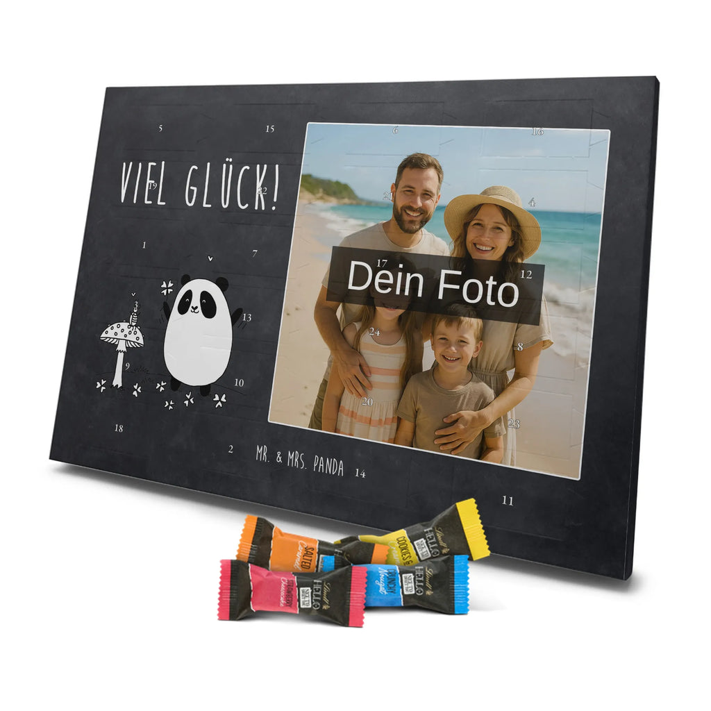  Panda Szczęście Personalisierter Schoko Foto Adventskalender